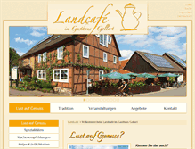 Tablet Screenshot of landcafegasthausgollart.de